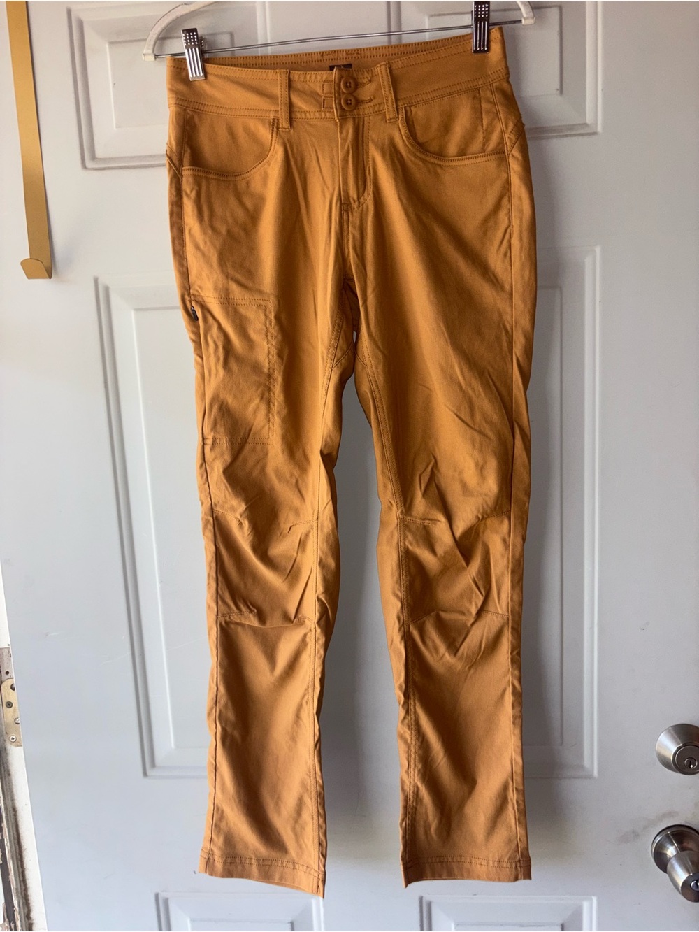 PrAna light brown straight fit pants size 2